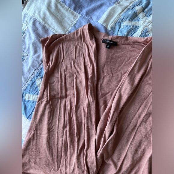 Dynamite Womens Dusty Pink V-Neck Short Sleeve Party Bodysuit Small - Picture 4 of 5